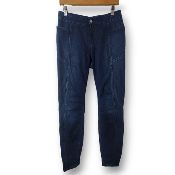 Athleta Sculptex X Spo Jeans Women's Size 4 Dark Wash Stretch Denim High Waisted - Picture 1 of 8